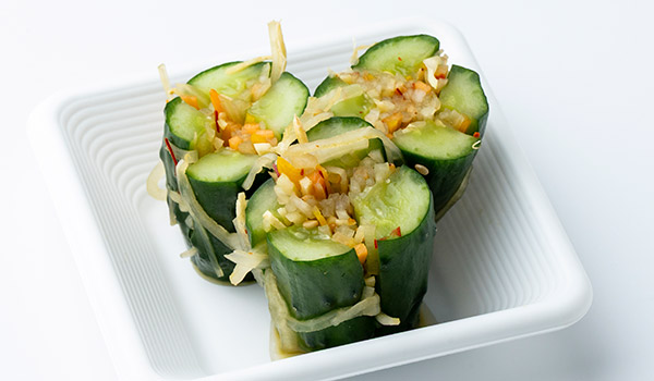 岡 幸音さん「大和茶と柚子香るきゅうりのキムチ」